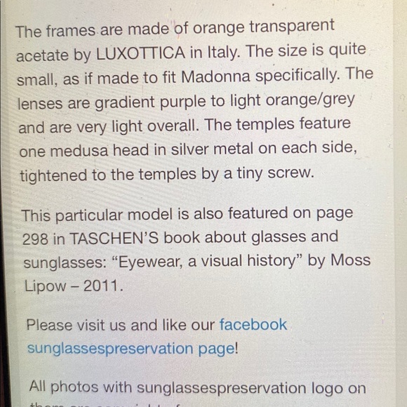 COPY - AUTHENTIC VERSACE SUNGLASSES, EXTREMELY RARE FIND, - Picture 4 of 8